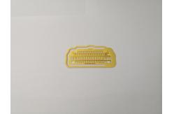 China OEM Logo Custom Metal Bookmarks High Glossy Mirror Finished  Through Carved supplier