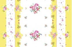 China 100% Pulp 1/8 Folded Easter Party Paper Tablecloths Rectangle Shape supplier