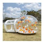 PVC Outdoor Inflatable Bubble Tent Clear Inflatable Lawn Tent Dome Shape for sale