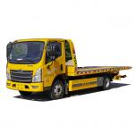 FORLAND New Type 4x2 8Tons 4.2M Flat Bed One Tow Two Car Transportation Tow Truck Wrecker Truck for sale