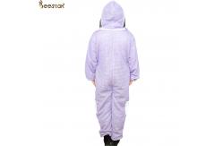 China Purple 3 Layer Beekeeper Suit Ventilated Beekeeping Suit Beekeeper Uniform supplier
