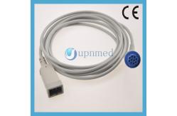 China Datex one piece 5 lead clip ecg cable,round 10 pins supplier