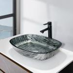 45mm Drain Latest Hand Wash Basin 40mm Length Large Rectangular Vessel Sink for sale