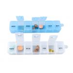PP Portable Long Plastic Pill Box Pharmacy With Hat Cute Pill Box for sale