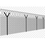 Anping  Yuanmai  Line Post 60*2mm  Galvanized   and   power  coated  Airport Perimeter Fencing High Security for sale