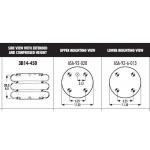 556-33-8-335 3B14-450 Air Spring Bellows For Automann ABSP3B32RA-7845 for sale