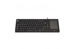 China Custom Printing Silicone Rubber Keyboard , Waterproof Usb Keyboard Ce Approvals supplier