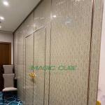 Public Mall Movable Partition Wall 5200mm Height For Sound Insulation for sale