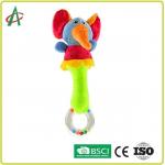 PP Cotton Shaker Baby Plush Rattle LDPE Teether Safe Soft Fabric for sale