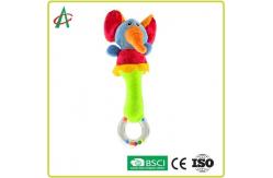 China PP Cotton Shaker Baby Plush Rattle LDPE Teether Safe Soft Fabric supplier