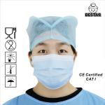FDA Doctor Surgical Disposable Nonwoven Cap With Ties for sale