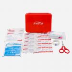 Small Travel First Aid Kits For Basic Hiking Green Blue Color for sale