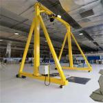 1t 2t 3t 5t 10 Ton Small Mini Mobile Portable Gantry Crane With 4 Wheels for sale