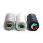 40/2 Spun Polyester Sewing Thread White Uv Resistant Sewing Thread for sale
