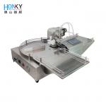 Full Electric 5ml Glass Vial Filling Machine With High Precision Piston Liquid Pump for sale