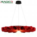 Hot Selling PET Felt Lampshade DIY E27 Bulb Colorful Round Pendant Light for Restaurant Hotel Home Decor for sale