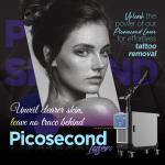 Oem Professional Picosecond Laser Removal Nd Yag Laser Picolaser Tattoo Removal Machine for sale