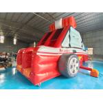 Customized Inflatable Slide Fire Fighting Truck Carton Inflatable Double Dry Slides