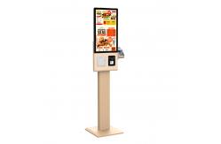 China Industrial PC Self Ordering Kiosk With Optional Payment And NFC Reader supplier