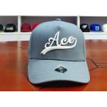 ACE Men Women Outdoors Cool Creative Flat 2/3D Embroidery Logo Custom Solid Color Baseball Cap for sale