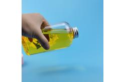 China Food Grade Transparent Disposable 500ml Plastic Juice Bottles With Screw Cap supplier