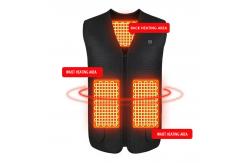 China Black Heated Vest - Ultimate Warmth and Customizability for Outdoor Activities supplier
