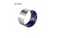 China Blue POM Composite Metal Plain Bearings Bushing Self Lubricating supplier