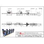 Automatic 50ML-1L Lubricating Oil Filling Line CE Certification for sale