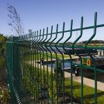 Galvanized Steel 3D Curved Security Welded Fence Panels 50x200mm 50x150mm for sale