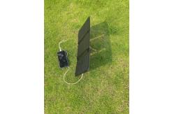 China Customizable 3-Foldable Portable Solar Charger Made Of 600D Polyester Bag supplier