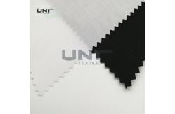 China Adhesive Double Dot Polyester Woven Interlining Water Soluble supplier