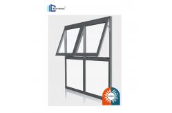 China Top Hung Double Glazed Awning Windows , Custom Aluminum Storm Windows supplier