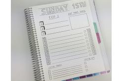 China Thread Bound Bullet Journal Notebook / Empty Bullet Journal Minimalist Design supplier