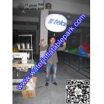Commercial Backpack Balloons inflatable Advertising , Inflatable Backpack Balloon With LED for sale