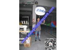 China Commercial Backpack Balloons inflatable Advertising , Inflatable Backpack Balloon With LED supplier