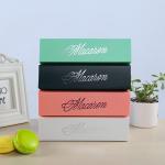 Flexo Printing Food Packaging Box Open Top Eco - Friendly For Macaron for sale