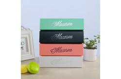 China Flexo Printing Food Packaging Box Open Top Eco - Friendly For Macaron supplier