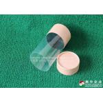 Customised CMYK Color Paper Tube packaging matt lamination Paper Cosmetic Container With PVC Window for sale