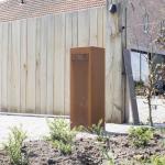Outdoor Front Rusty Mid Century Mailbox large Metal Garden Decorative Mailboxes for sale
