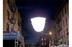 China Television Shooting 4m Balloon Lights Film Float With Helium 220v supplier