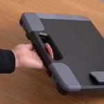 Portable Black Plastic A4 Clipboard Box File Waterproof For School