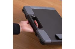 China Portable Black Plastic A4 Clipboard Box File Waterproof For School supplier