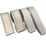 White Woven Folding Cotton Belt / Folder Machine Belt 2mm Thickness for sale