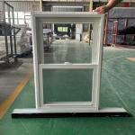 Vertical Double Hung Window Customized and Durable Powder Coating for Business for sale