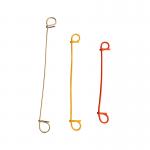 Customized Made Of Zinc Coated Steel With 1.2mm Diameter Wire Loop Ties Used For Bundle And Tie Seal Sacks for sale