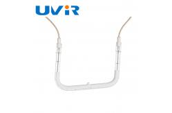 China Ceramic White U Shaped Custom Infrared Heating Element Tube Plastic Welding supplier