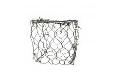 China Woven Stone Filled Galvanized Gabion Boxes Basket 8x10cm Hexagonal Hole supplier