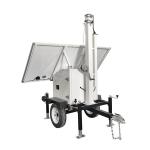 Customized Mobile Solar Surveillance Trailer With 3*200W Solar Panels for sale