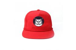 China Red Rope Nylon Snapback Cap Hat Custom Made Unstructured Plain Blank supplier