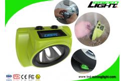 China Oled Screen Led Headlamp Mining Hard Hat Lights Lithium Battery 6.8Ah 18000lux supplier
